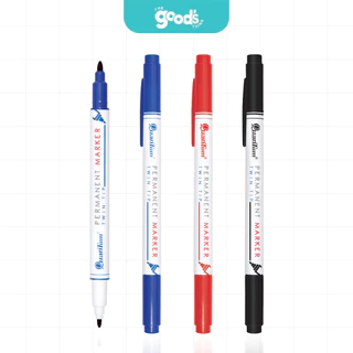 ปากกาเขียนซีดี Quantum QDVD1020 Twin-Tip CD Marker ปากกา ควอนตั้ม 2หัว ลบไม่ได้ (จำนวน1ด้าม)