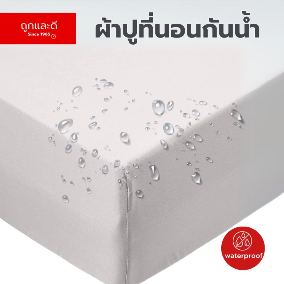 Took Lae Dee ผ้าปูที่นอนกันน้ำ เนื้อผ้าหนา นุ่ม ไม่บาง ระบายอากาศได้ดี ป้องกันไรฝุ่น คลุมที่นอนมิดชิด สะดวกต่อการใช้งาน