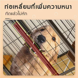 รั้วสุนัข คอกสุนัข กรงสุนัขใหญ่ รั้วสัตว์เลี้ยง สามารถปรับได้ คอกสุนัข แข็งแรงมั่นคง ทนต่อการกัด ติดตั้งง่าย