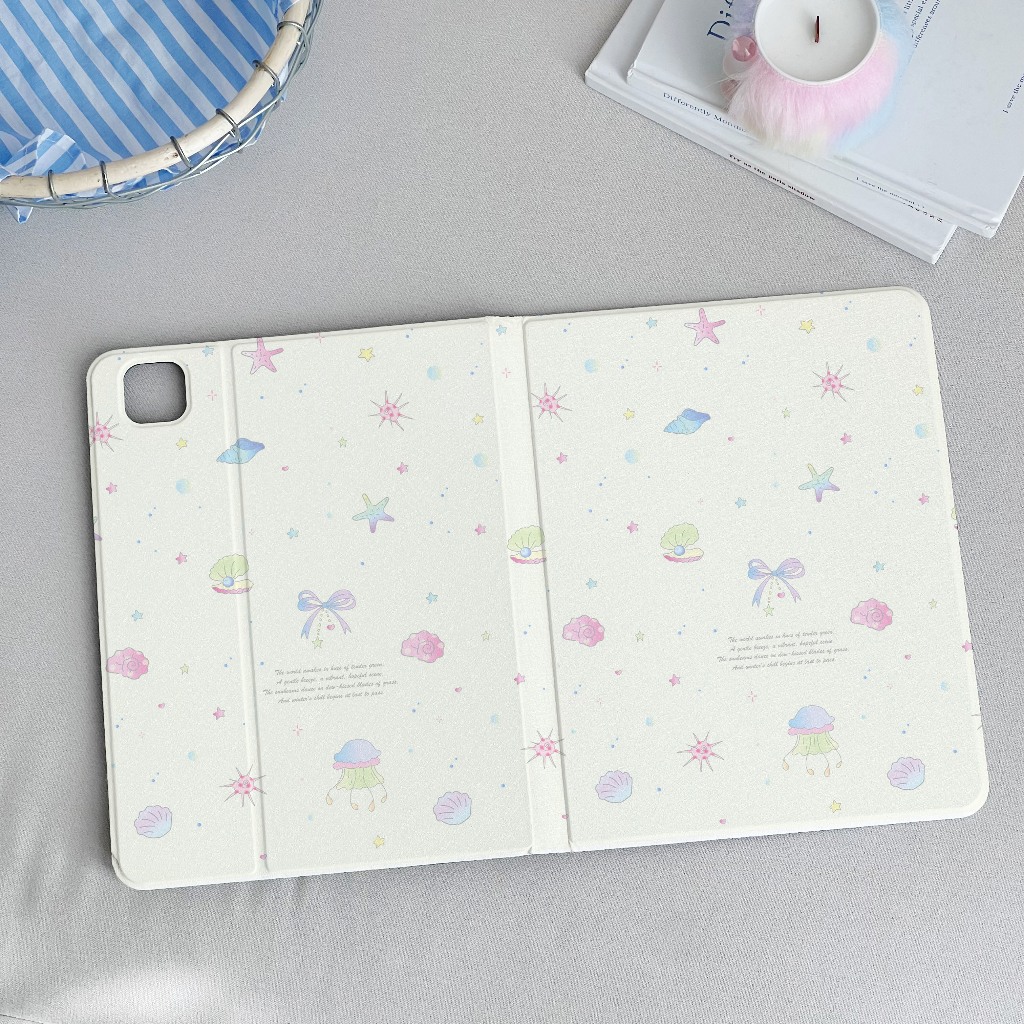 💥พร้อมส่ง💥เคส iPad Air8 Air6 Air7 Gen12 ที่ใส่ปากกา โลกใต้น้ำ case iPad Gen11 Gen9 Air13 Pro11 2024