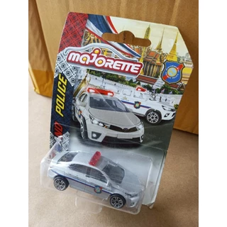 Majorette ชุด Mix Police Cars รวมรถตำรวจ ไทย ต่างประเทศ รถเหล็ก 1/64 (แพ็คไม่สวย) ของแท้ มือ 1