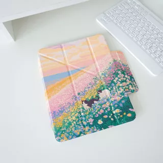 LAONGMOON เคสไอแพดแกน Y ฝาพับลาย พิมพ์ลาย Summer Collection ipad case เคส iPad ใส่ปากกาได้ แบบพับ