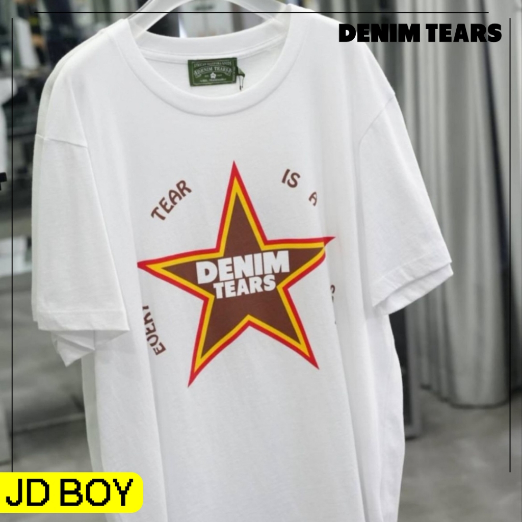 (มีส่งด่วนได้ของเลยวันนี้) JDBOY -Denim Tear เสื้อยืด ของแท้