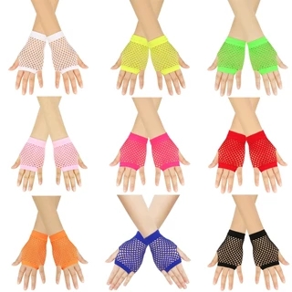 ถุงมือตาข่ายสั้น 💥พร้อมส่งทันที กทม.💥GA1 💥 หลากสี