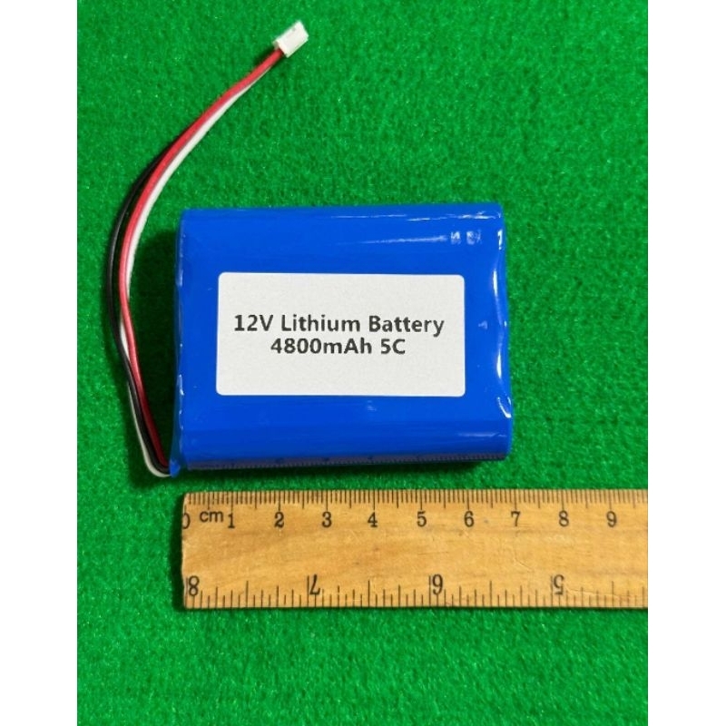 แบตเตอรี่ 12v 4800mah 5C(สามารถใช้กับอุปกรณ์ที่ใช้แบตเตอรี่แรงดันสูงได้) แบตเตอรี่ 18650 แพ็ค