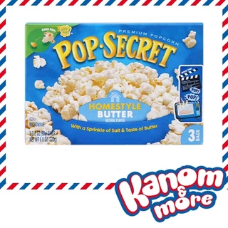 🍿 PopSecret 🍿 (ป๊อปซีเคร็ต) [Exp:1/2027] ไมโครเวฟป๊อปคอร์น ผลิตจากเมล็ดข้าวโพดแท้ นำเข้าจากอเมริกา