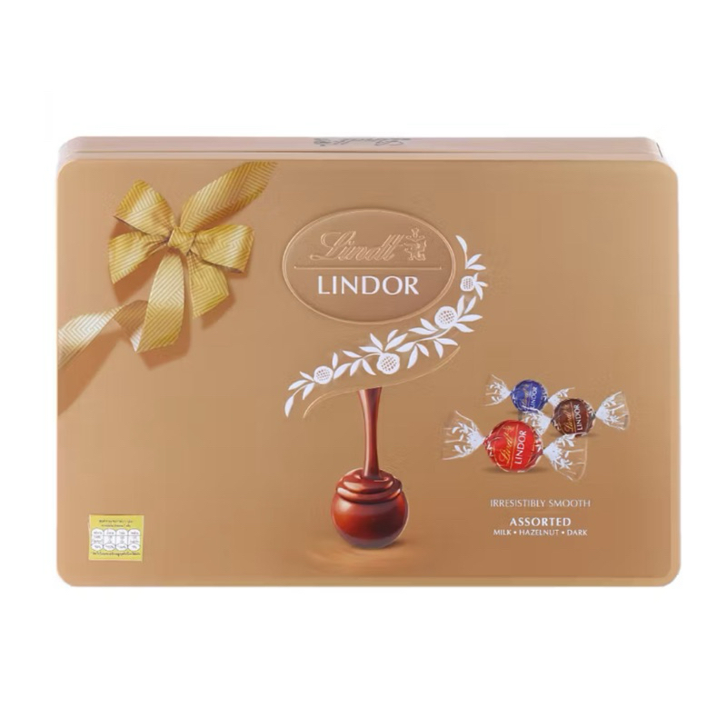 [พร้อมส่ง] LINDT LINDOR assorted milk box 225g. กล่องเหล็ก ลินด์ ลินดอร์