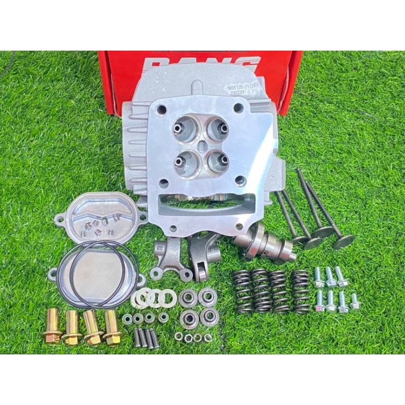 ฝาสูบ 4วาล์ว W125&ปลาวาฬ 57,59,60,64,65,66,67,68 พร้อมอุปกรณ์ครบชุด