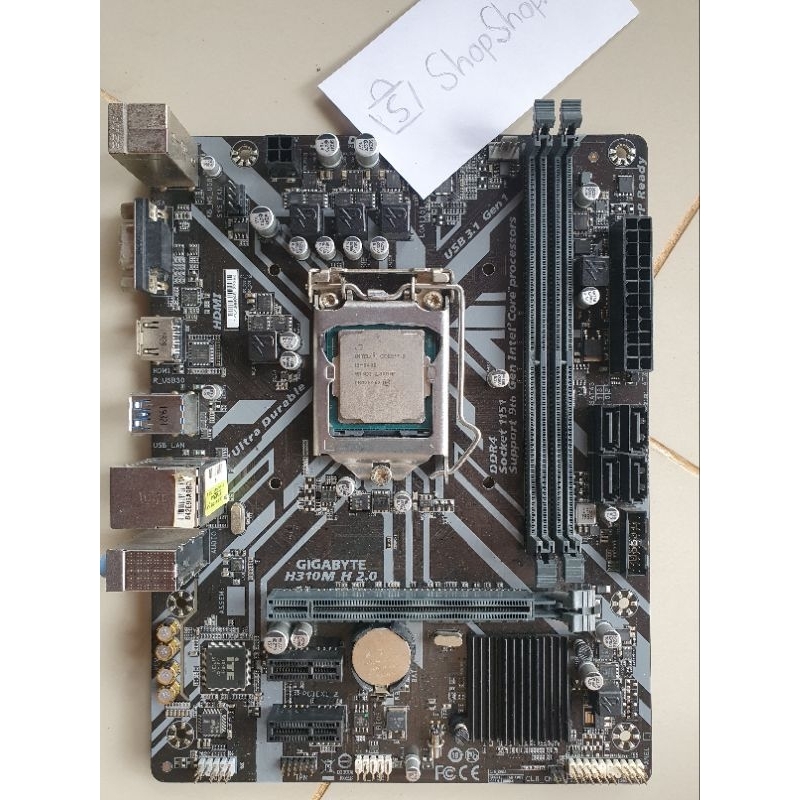 h310m mainboard + Intel I5 8400+พัดลม