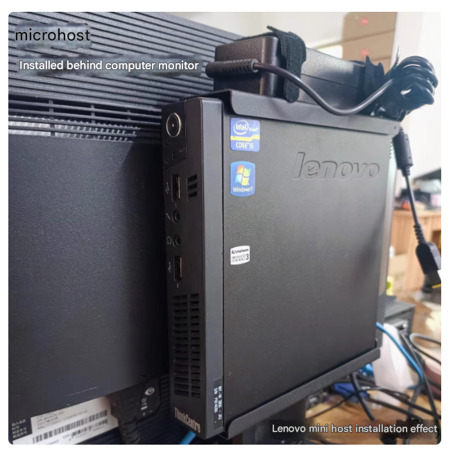 ขายึดติดผนังแชสซี Mini PC Dell ยึดกับหลังจอคอมพิวเตอร์ใช้ได้กับ Mini PC หลายรุ่น Dell Vesa Mount for Optiplex Micro PC