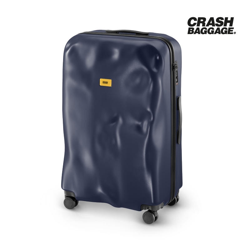CRASH BAGGAGE กระเป๋าเดินทาง รุ่น ICON สีเดนิมบลู ขนาด 31.1" รับประกัน 5 ปี