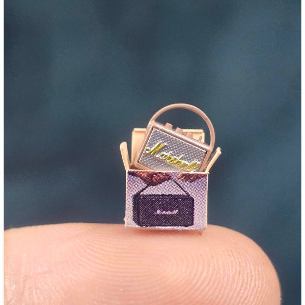 โมเดลลำโพงจิ๋ว1/64.marshall miniature