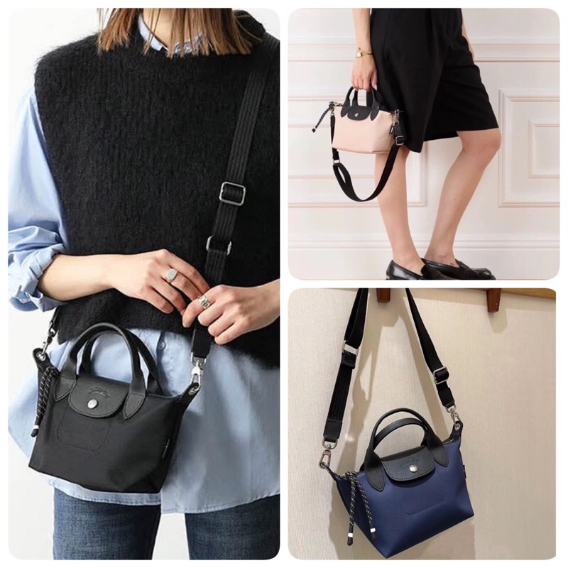 * Pre Order * Longchamp Energy ไซส์ XS รุ่นใหม่ สายสะพายถอดได้ ปรับความยาวได้