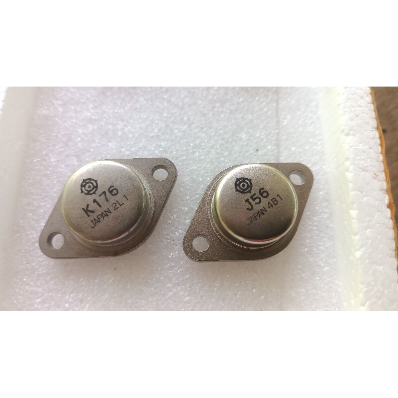 (มือ1 ราคาคู่ละ) K176 J56  2SK176  2SJ56  K176  J56  มอสเฟต LOW FREQUENCY POWER