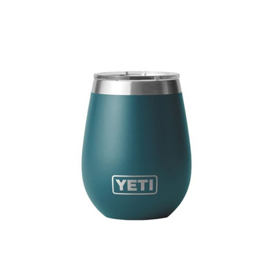 YETI RAMBLER 10 OZ WINE WITH MAGSLIDER LID TUMBLER - AGAVE TEAL