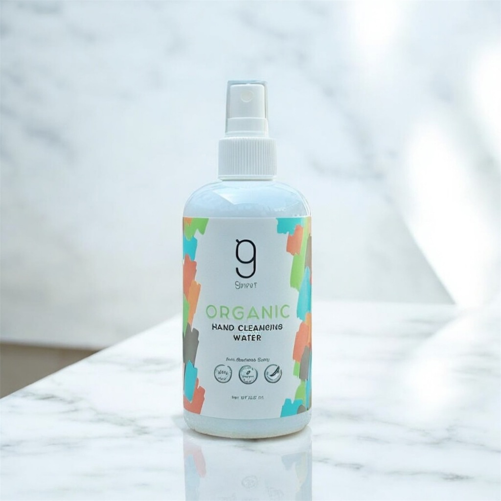 Organic Hand Cleansing Water Spray 250ml สเปรย์ออแกนิคฆ่าเชื้อโรค ปราศจากแอลกอฮอล์ Food Grade เข้าปา