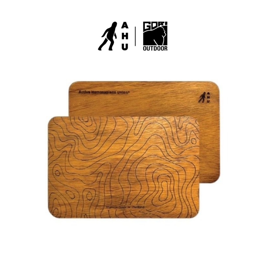[7.7 โค้ด GORI77 รับ Coin 10%] AHU Chumcha Cutting Board เขียงไม้สัก