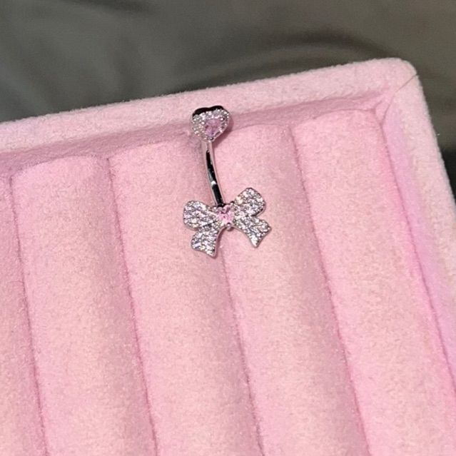 (ขายดี) จิวสะดือสแตนเลสแท้ พร้อมส่งจากไทย🎀ถ่ายจากสินค้าจริง
