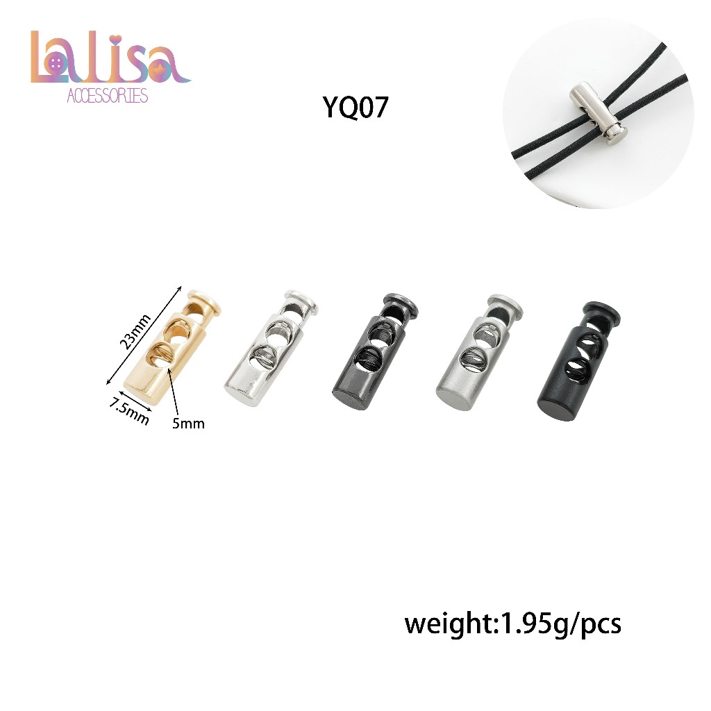 ตัวล็อกเชือกเสืื้อผ้า alloy stopper YQ07