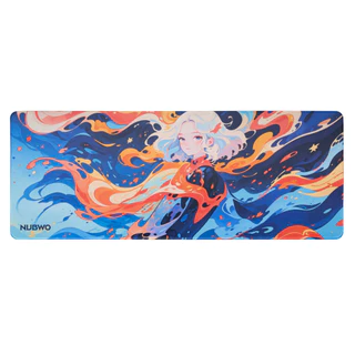 แผ่นรองเมาส์ แบบสั้น-แบบยาว Nubwo Mouse Pad NP-643 NP-021 สามารถวางคีบอร์ดและเมาส์พร้อมกันได้