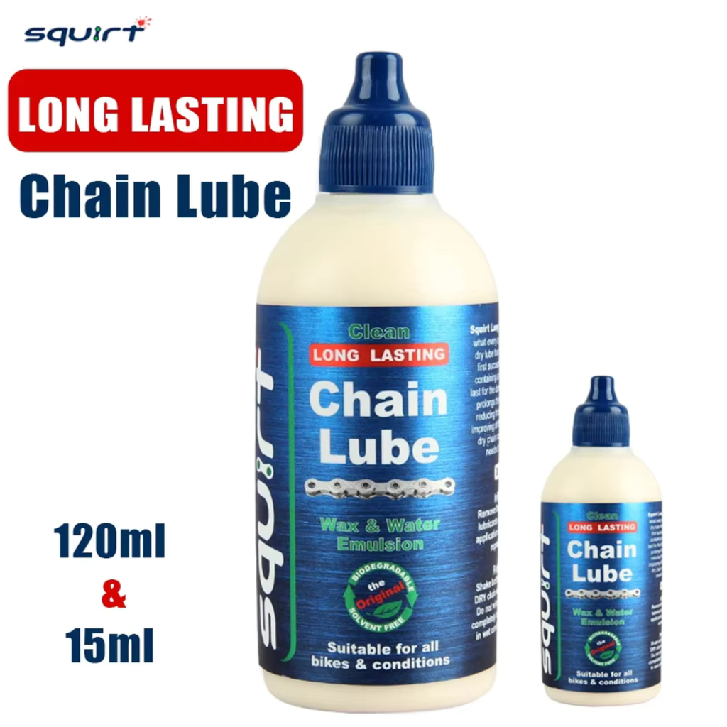 น้ำมันแว็กซ์ หยอดโซ่จักรยาน SQUIRT LUBE 15ml และ 120ml