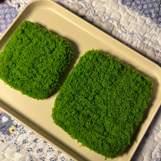 ( พร้อมส่ง ) แผ่นรองแก้ว หญ้าเทียมไหมพรม⛳️