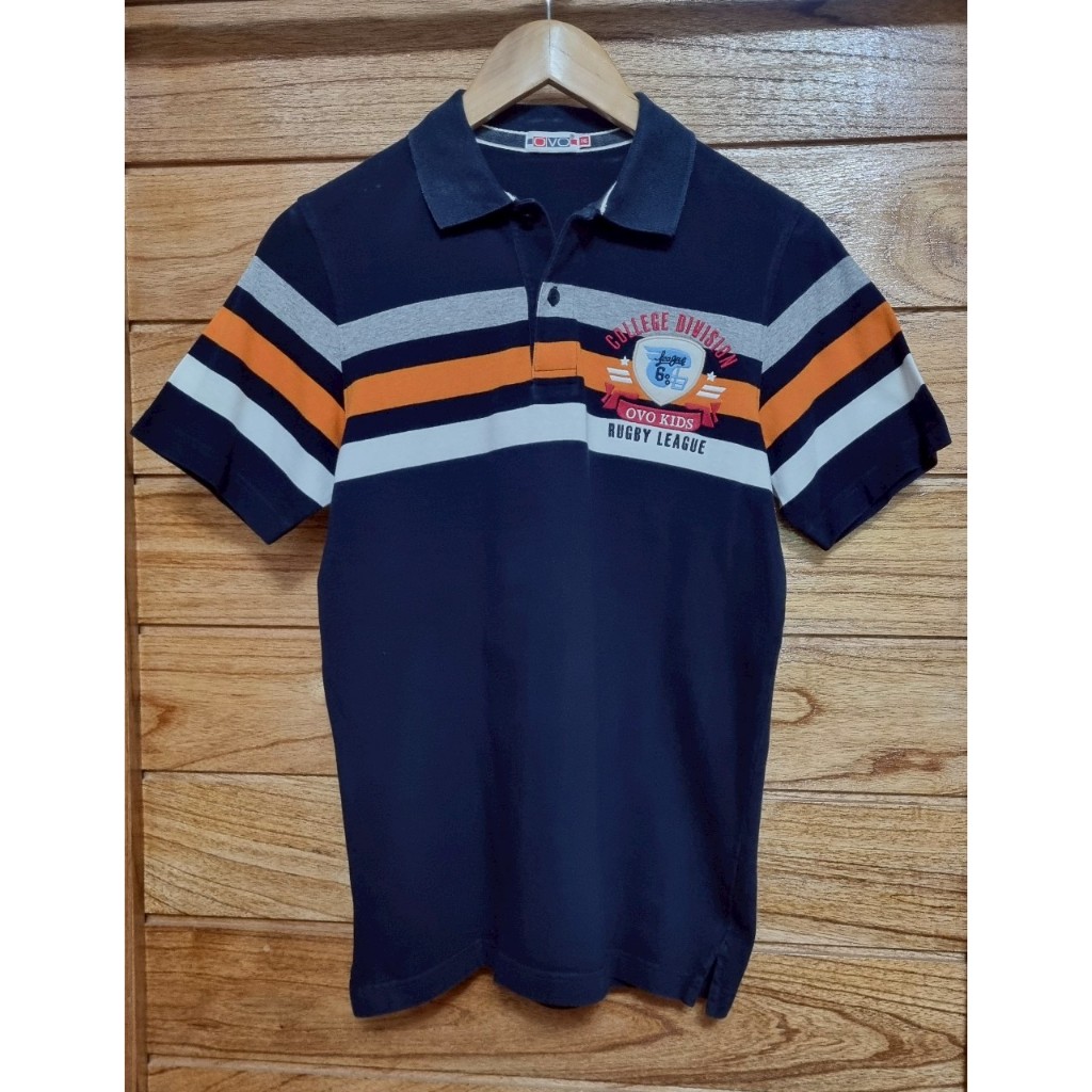 OVO KIDS เสื้อโปโลเด็กผู้ชาย size16 ของแท้ มือสอง สภาพดี