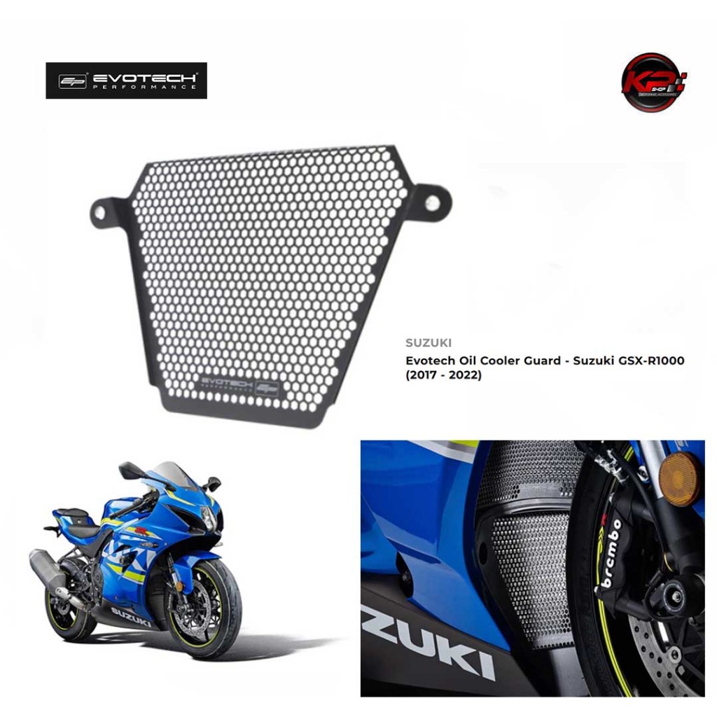 ของแต่งGSX-R1000(L7) การ์ดออยคลูเลอร์ EVOTECH OIL COOLER GUARD SUZUKI L7