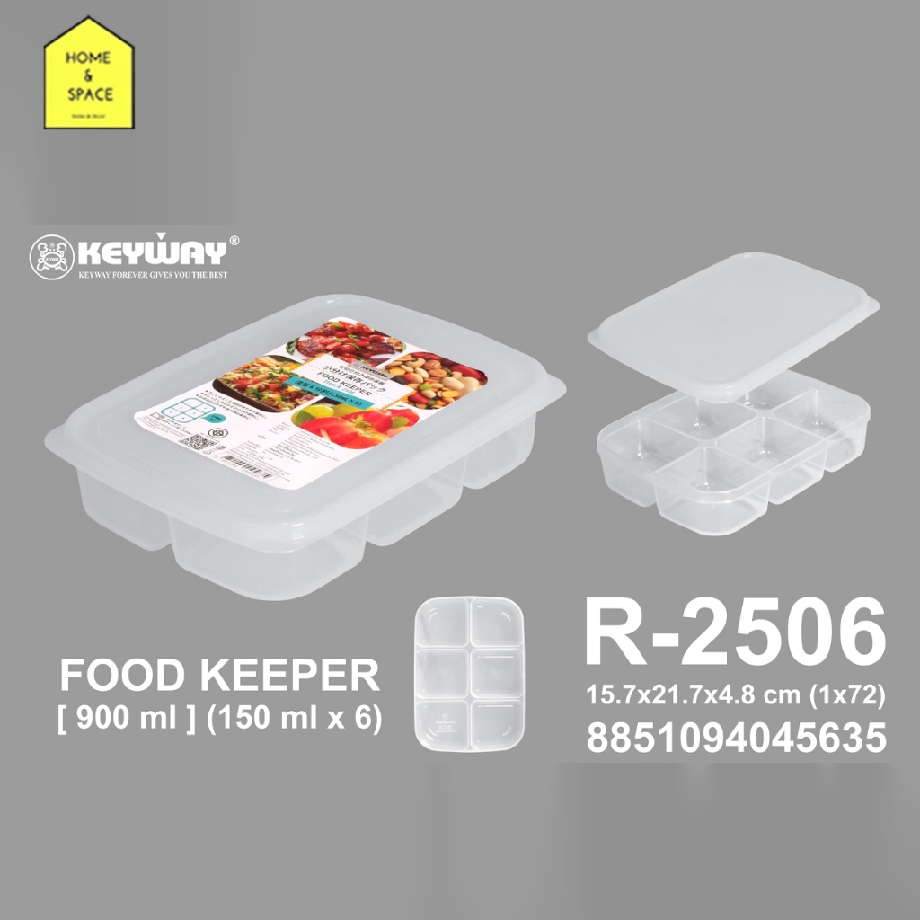 กล่องเก็บอาหาร แบ่งช่อง รุ่น R-2503 , R-2506 - รูปที่ 2