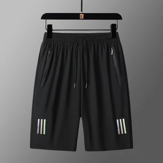 กางเกงขาสั้นแฟชั่นญี่ปุ่นเรียบง่าย ขนาด L-5XL กางเกงกีฬาชาย สวมใส่สบาย ผ้าแห้งเร็ว ราคาส่ง
