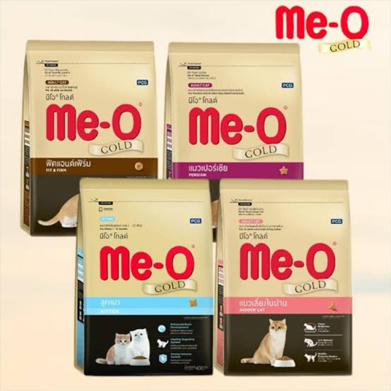 MeO Gold อาหารเเมวโตเเละลูกเเมว สูตรพิเศษ ขนาด 1.2kg