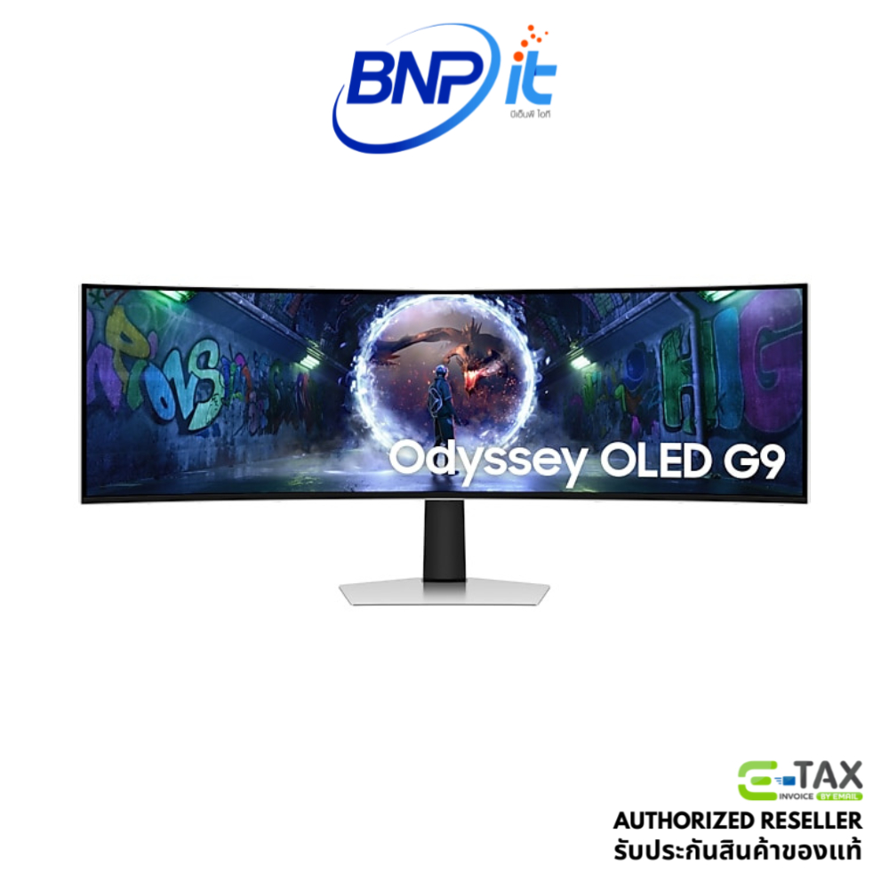 Samsung Odyssey G9 G93SD DQHD 240Hz Gaming Monitor Size 49 Inch (จอเกมมิ่ง) Warranty 3 Years