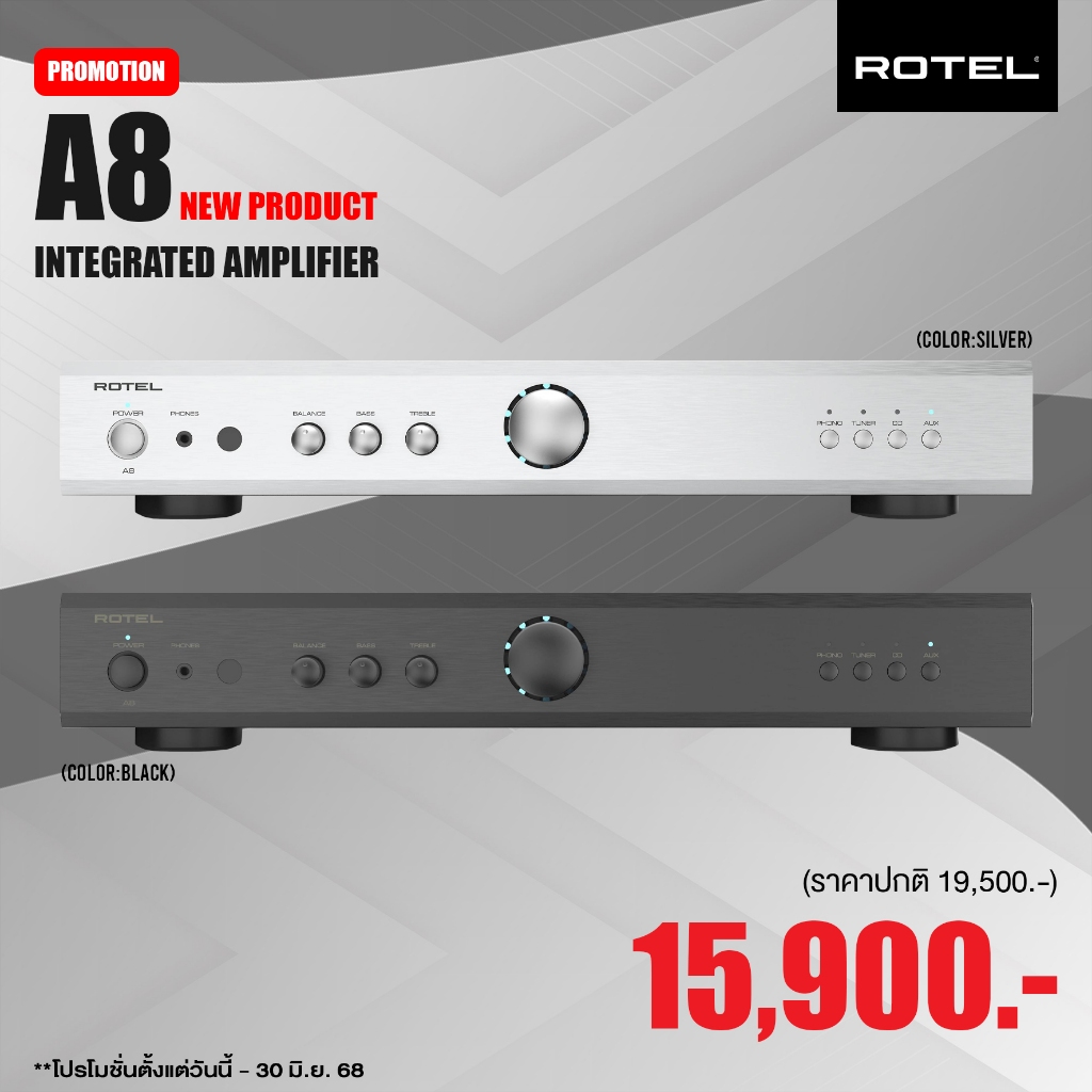 Integrated Amp Rotel A8 (New)