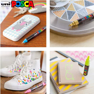 uni POSCA ปากกามาร์คเกอร์ ยูนิ พอสก้า PC-3M / PC-5M Paint Marker Japanese Product จำนวน 1 ด้าม