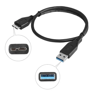 สายUSB 3.0 TO Micro B สำหรับExternal Hard Drive HDD 30CM