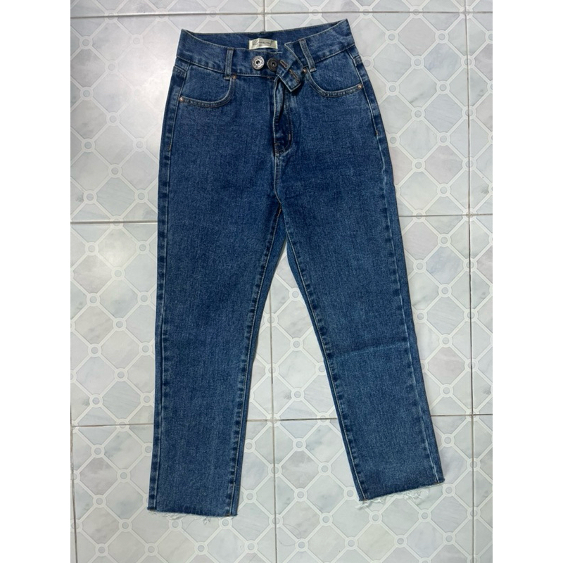 Kwang-กางเกงยีนส์ทรงบอย