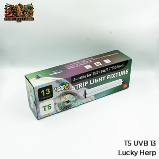 Lucky Herp หลอดไฟยูวีบี T5 หลอดไฟพร้อมราง UVB Strip Light Fixture หลอด T5 UVB พร้อมรางและสายไฟ ( 30cm / 60cm / 90cm )