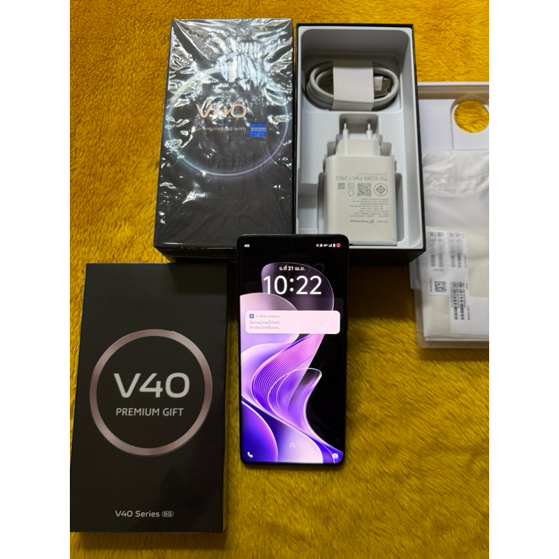 # vivo V40-5G-12/256GB.เครื่องศูนย์สวยมาก
