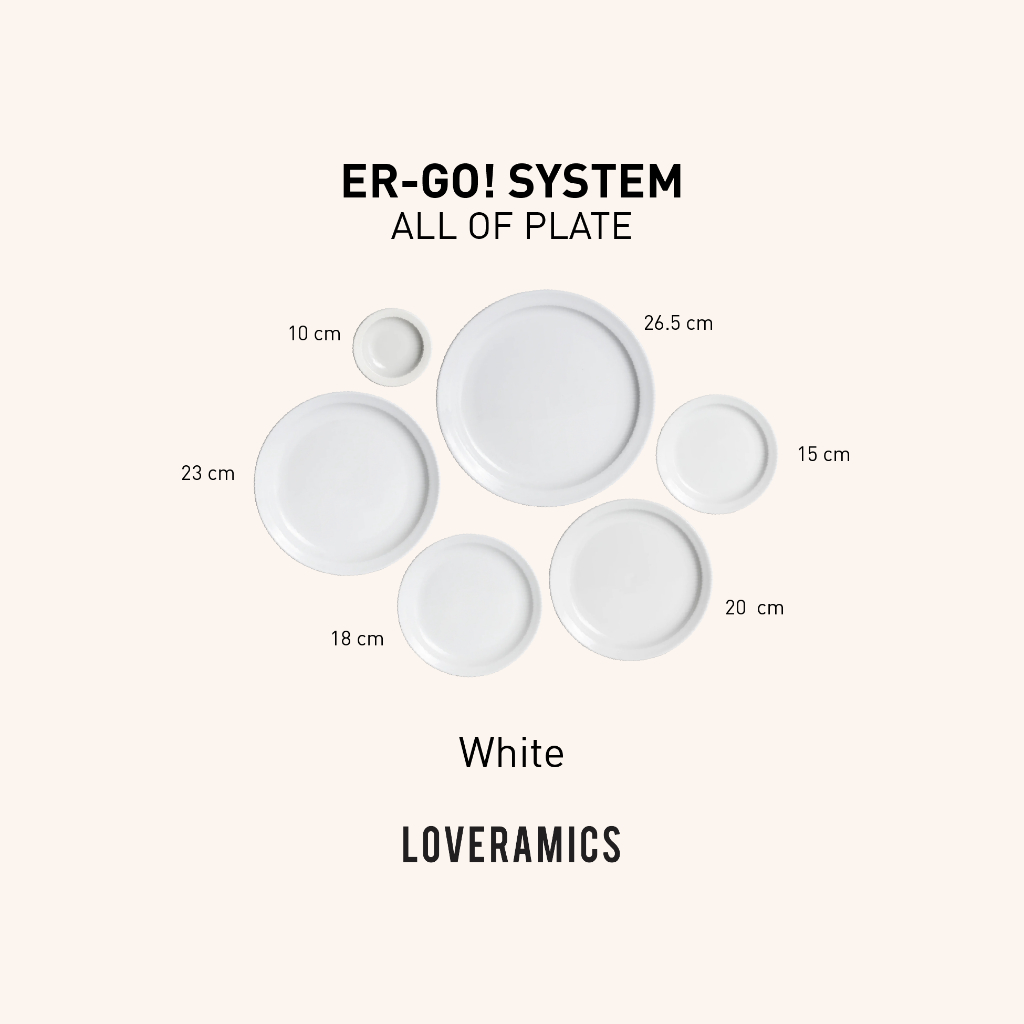 LOVERAMICS All Of Plate รุ่น Er-go! System