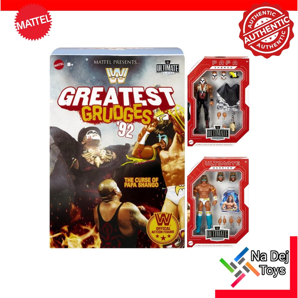 Mattel WWE Ultimate Edition Ultimate Warrior vs Papa Shango 6" Figure มวยปลํ้า อัลติเมท วอริเออร์ vs