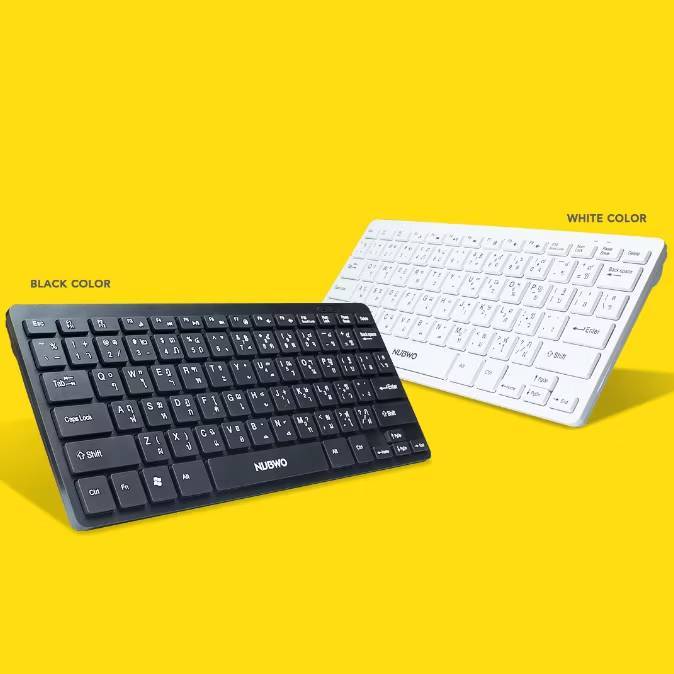 NUBWO NK-35 Business KEYBOARD MINI MERCURY PORTABLE ใช้งานง่าย คีย์บอร์ด ขนาดเล็ก บาง เบา ดีไซน์สวย 