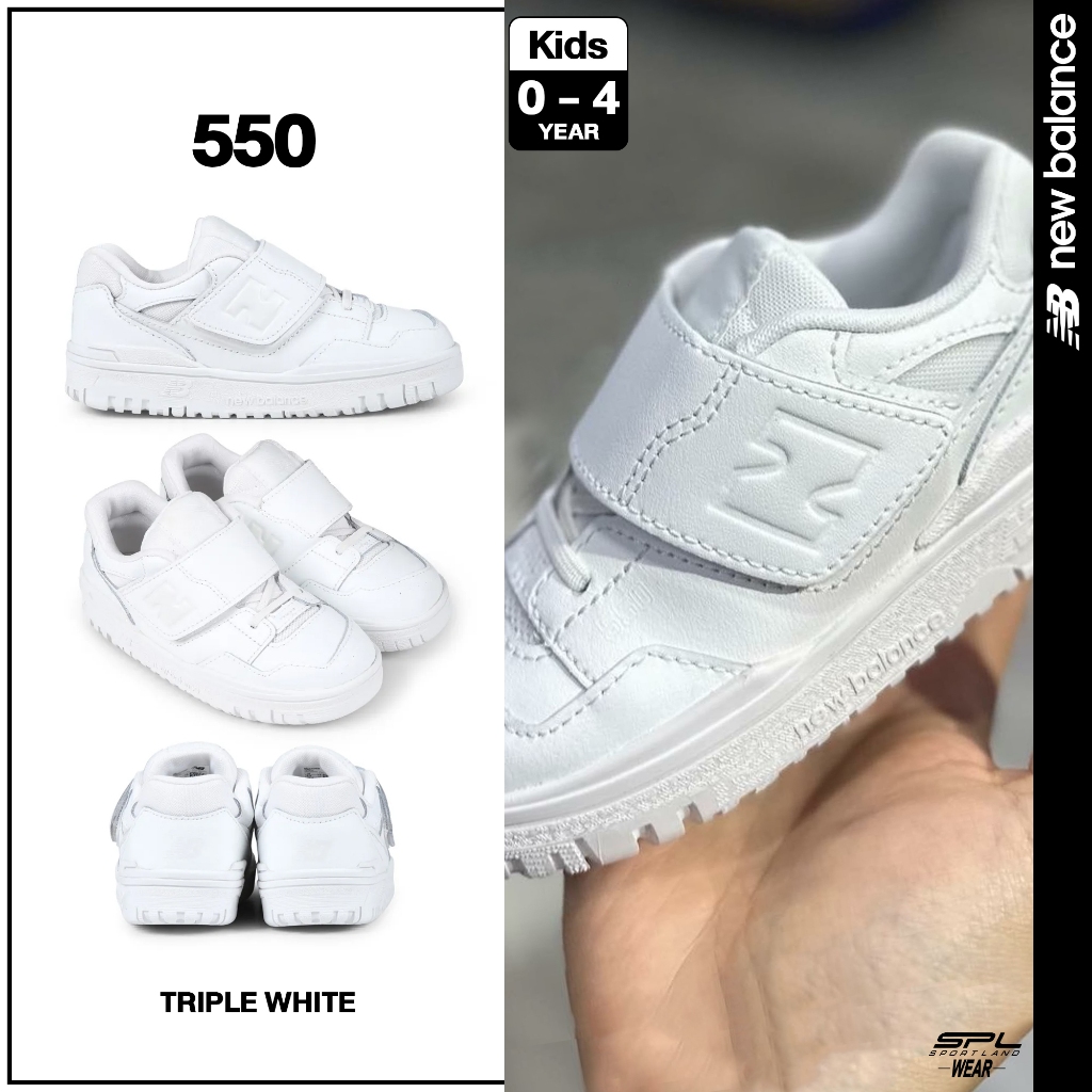 New Balance Collection รองเท้าผ้าใบ สำหรับเด็ก NB KD 550 BungeeLace TopStrap IHB550TA / IHB550WW (22