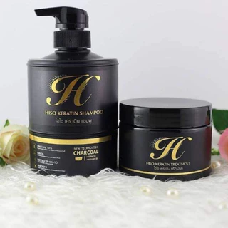 เซ็ทสุดคุ้ม Hiso Keratin ไฮโซเคราติน แชมพู/ทรีทเม้นท์ (ขนาด 300 ml.)