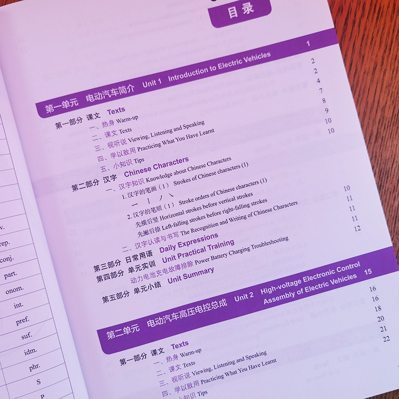 แบบเรียนภาษาจีนยานยนต์ Chinese + Automotive Service Engineering Technology  中文+汽车工程服务技术 - รูปที่ 4