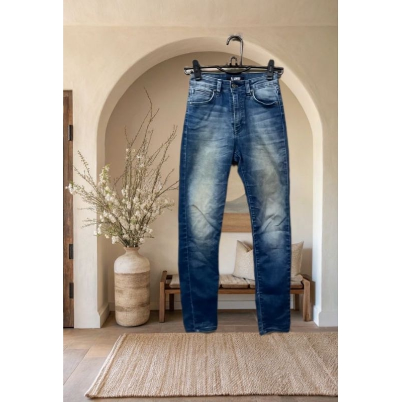 กางเกงยีนส์ขายาว มือ2 ป้าย BJ JEANS (ตำหนิ)