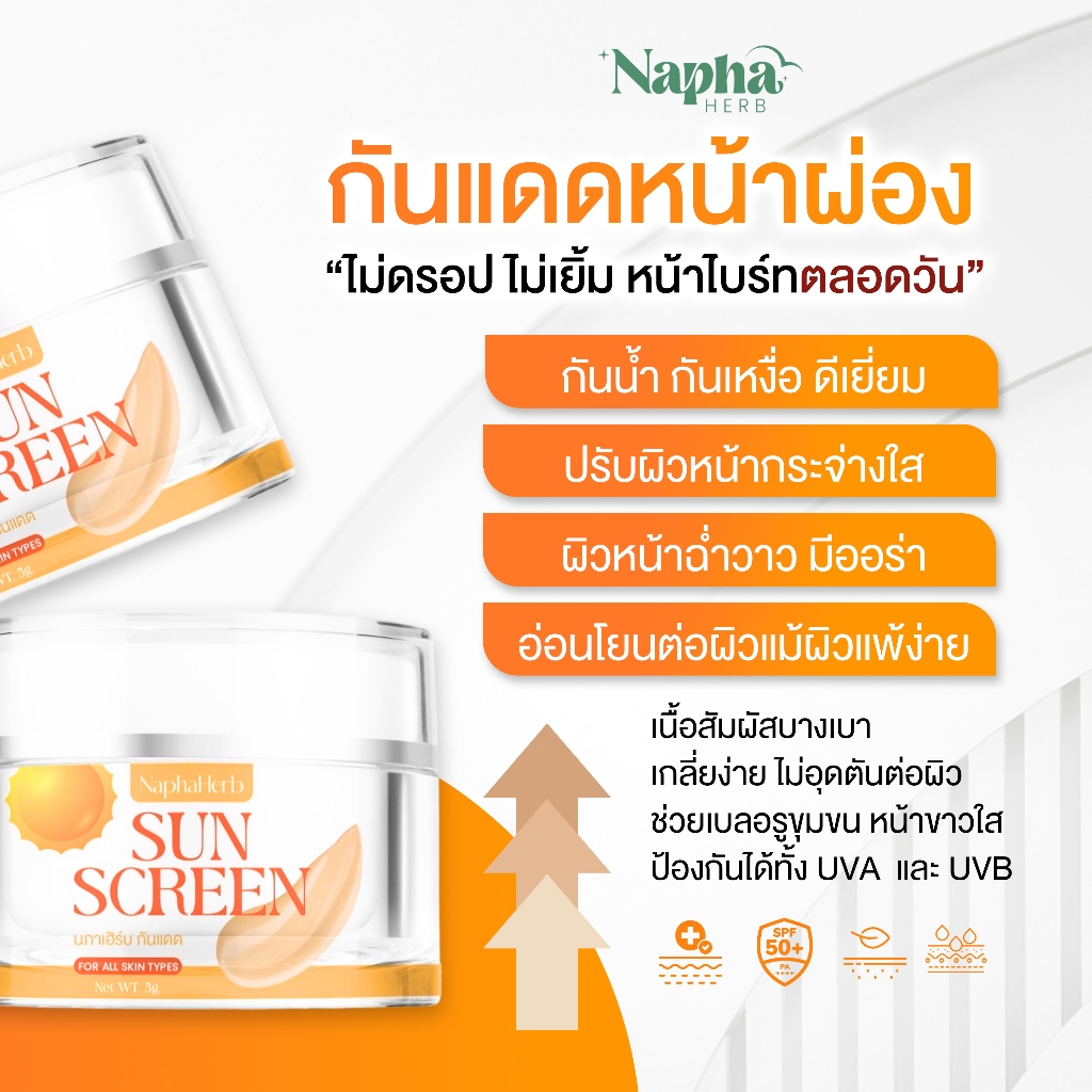 กันแดดนภาเฮิร์บ NAPHAHERB SUN SCREEN - รูปที่ 4
