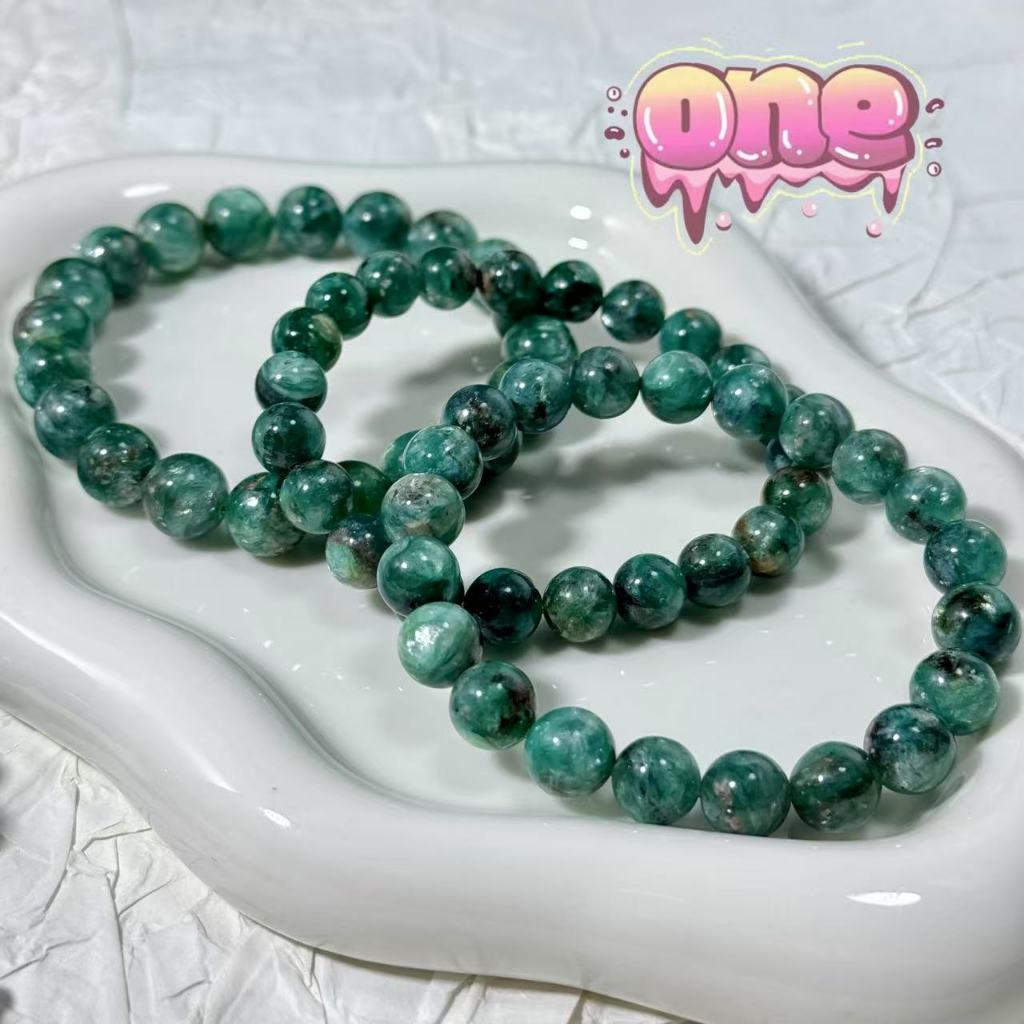 Fuchsite ฟุกไซด์ มรกต สีเขียวเข้ม สีธรรมาชาติ หินมงคล หินนำโชค เสริมโชคลาภ ลบพลังงานลบ หินเสริมดวง