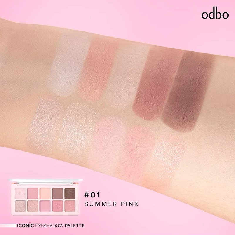ODBO ICONIC EYESHADOW PALETTE อายแชโดว์ personal color thumbnail 4