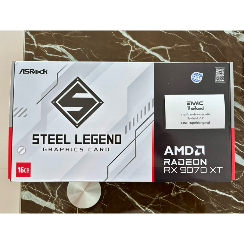 (มือ2) ASROCK AMD RADEON RX 9070 XT STEEL LEGEND 16GB ประกัน JIB