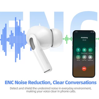 GOOJODOQ J229 หูฟังบลูทูธ Ai การแปลเสียงข้อความ หูฟัง Bluetooth 5.3 หูฟังไร้สาย ผู้ช่วยเสียงอัจฉริยะ